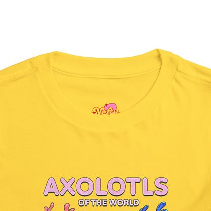 Axolotl Toddler Short Sleeve Tee - Nefty Creations