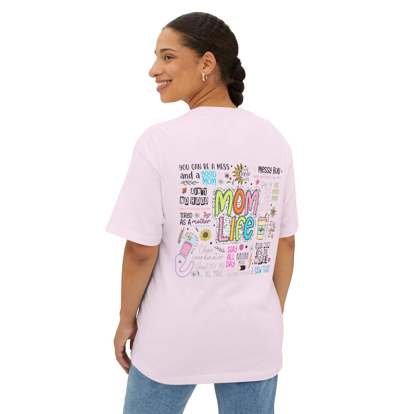 Mom Life Oversized Tee - Unisex