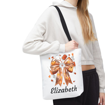 Personalized Fall Nurse Tote Bag| Nefty Creations - Nefty Creations