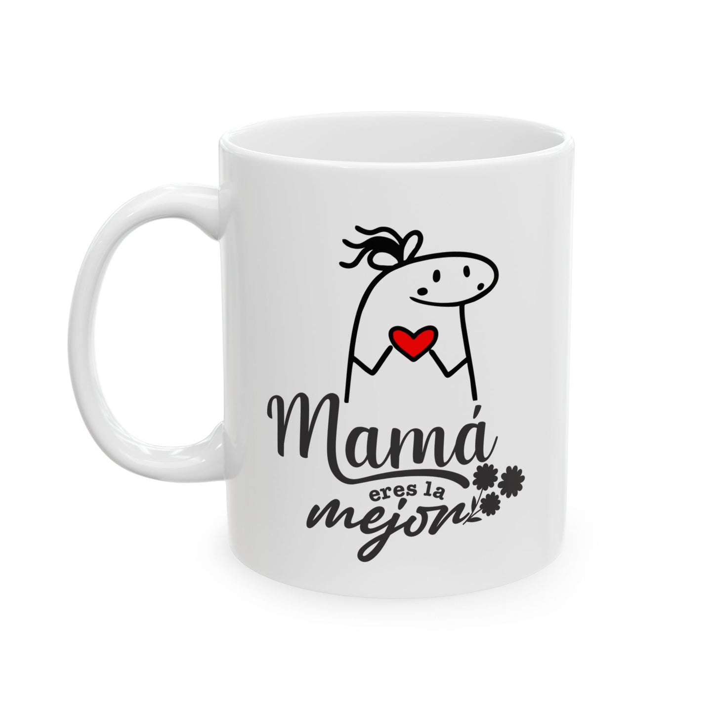 Mamá eres la mejor- Ceramic Mug - Perfect Gift for Moms - Nefty Creations