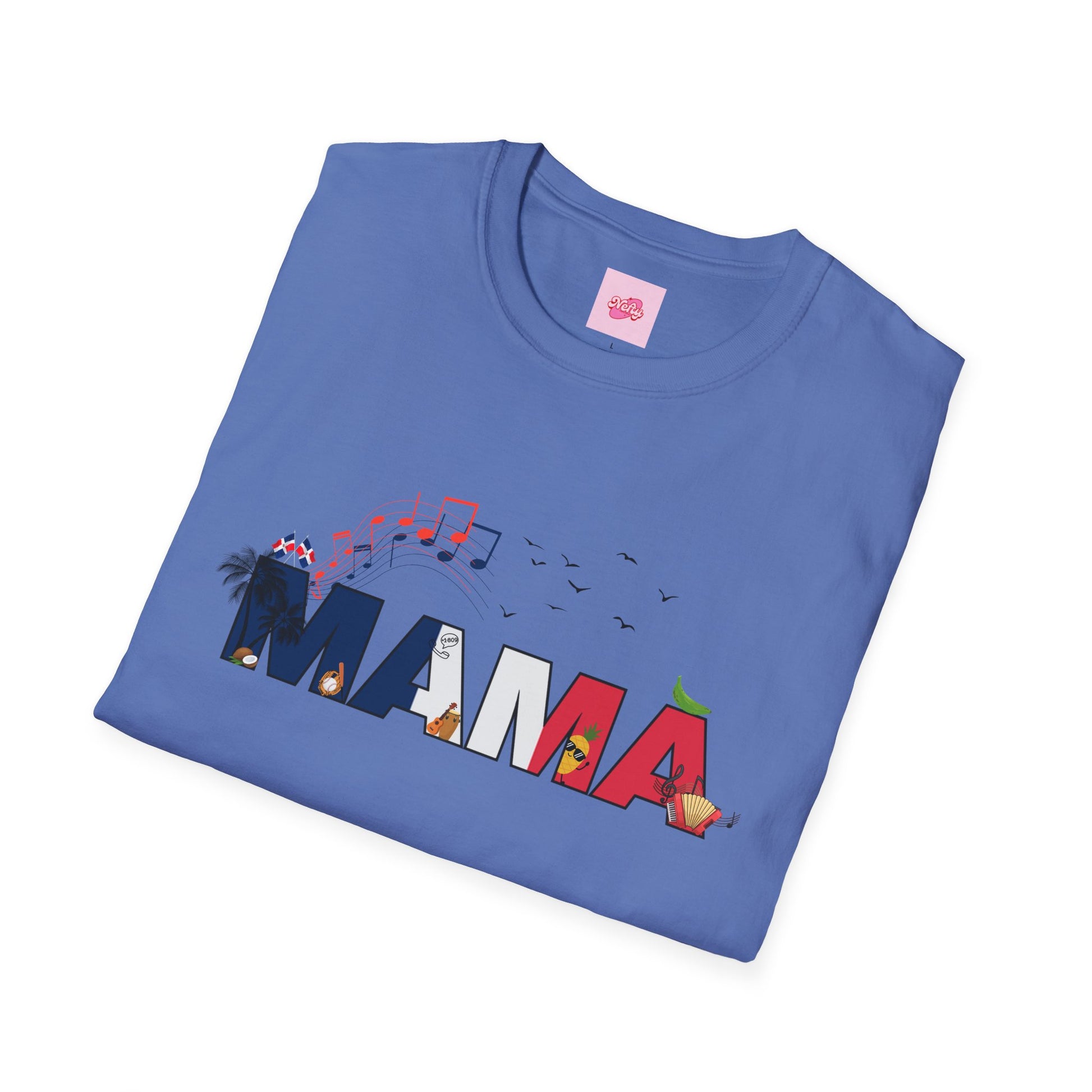 Dominican Mama T-Shirt for Casual Wear - Nefty Creations