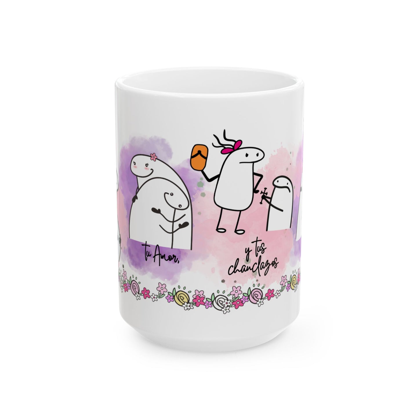 Whimsical Ceramic Mug - Cute Illustration for Coffee Lovers, Gift for Friends, Unique Home Decor, Tea Mug, Funny Gift Ideas - Nefty Creations