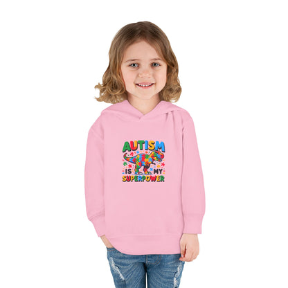 Autism Awareness Toddler Fleece Hoodie - 'Autism is My Superpower' - Nefty Creations
