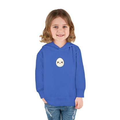 Cute Egg Graphic Toddler Fleece Hoodie - Cozy & Playful Pullover for Kids - Nefty Creations
