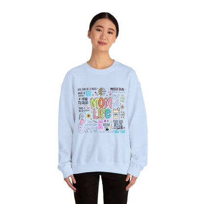 Mom Life Crewneck Sweatshirt - Nefty Creations