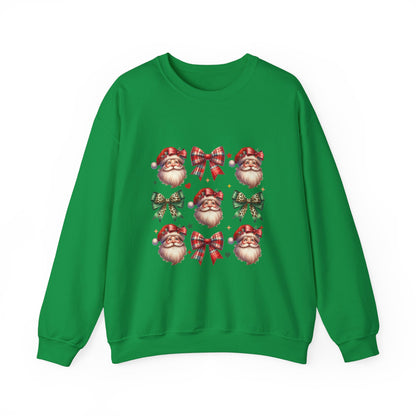 Festive Santa Crewneck Sweatshirt for Christmas Celebrations - Nefty Creations