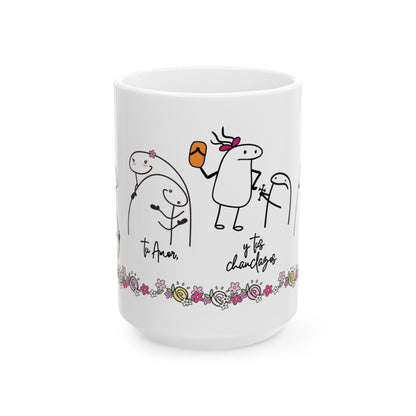 Mother's Day Ceramic Mug, Taza para el Dia de las madres, Gift for Mom, Spanish Coffee Cup, Mother's Day Gift, 11oz, 15oz Mug - Nefty Creations