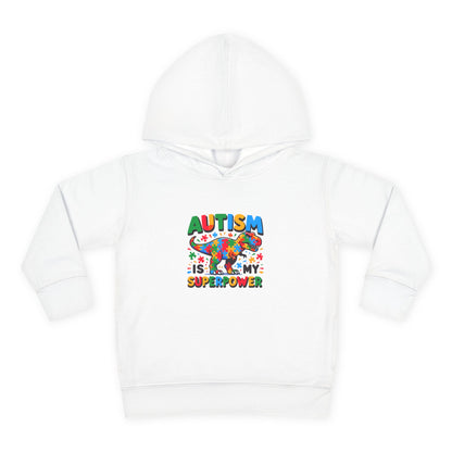 Autism Awareness Toddler Fleece Hoodie - 'Autism is My Superpower' - Nefty Creations