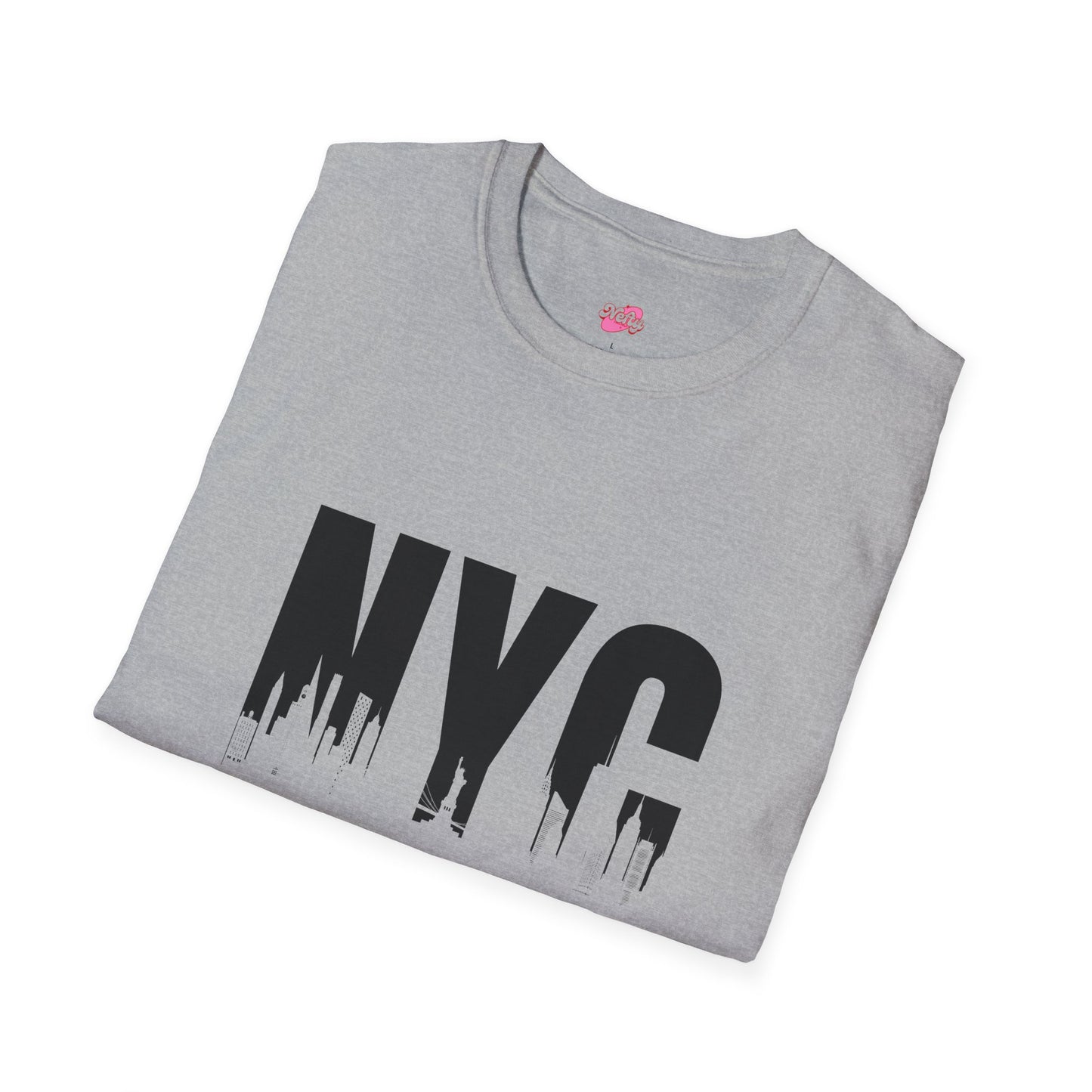 NYC Urban Unisex Softstyle T-Shirt, New York City Tee, Casual Streetwear, Gift for Travelers, Everyday Wear - Nefty Creations