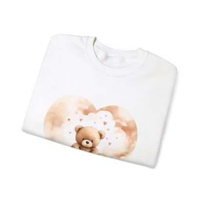 Cozy Teddy Bear Love Sweatshirt - Unisex Heavy Blend™ - Nefty Creations