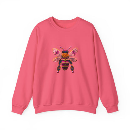 Bee-Inspired Unisex Heavy Blend™ Crewneck Sweatshirt - Cozy & Colorful Nature Apparel - Nefty Creations