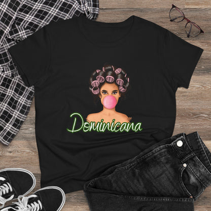 Dominicana Women's Midweight Cotton Tee - Fun & Stylish Casual Wear - Nefty Creations