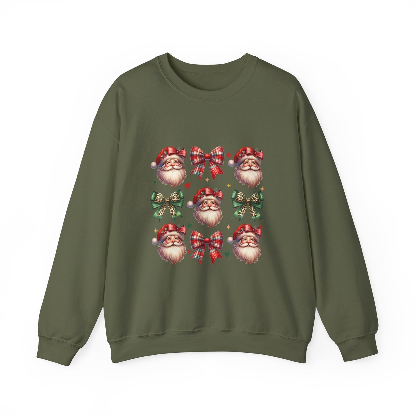 Festive Santa Crewneck Sweatshirt for Christmas Celebrations - Nefty Creations