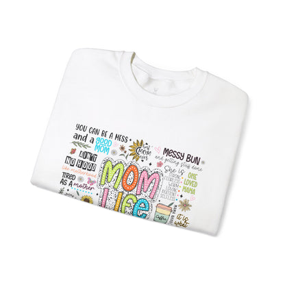 Mom Life Crewneck Sweatshirt - Nefty Creations