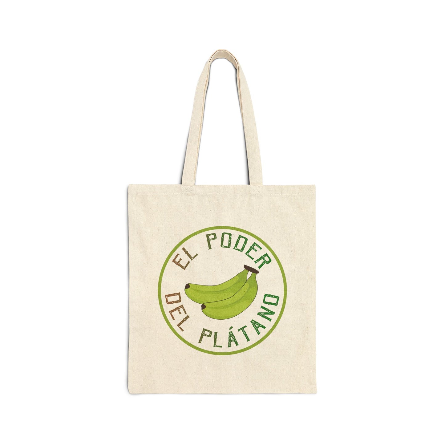 Eco-Friendly Cotton Tote Bag - 'El Poder del Plátano' - Nefty Creations