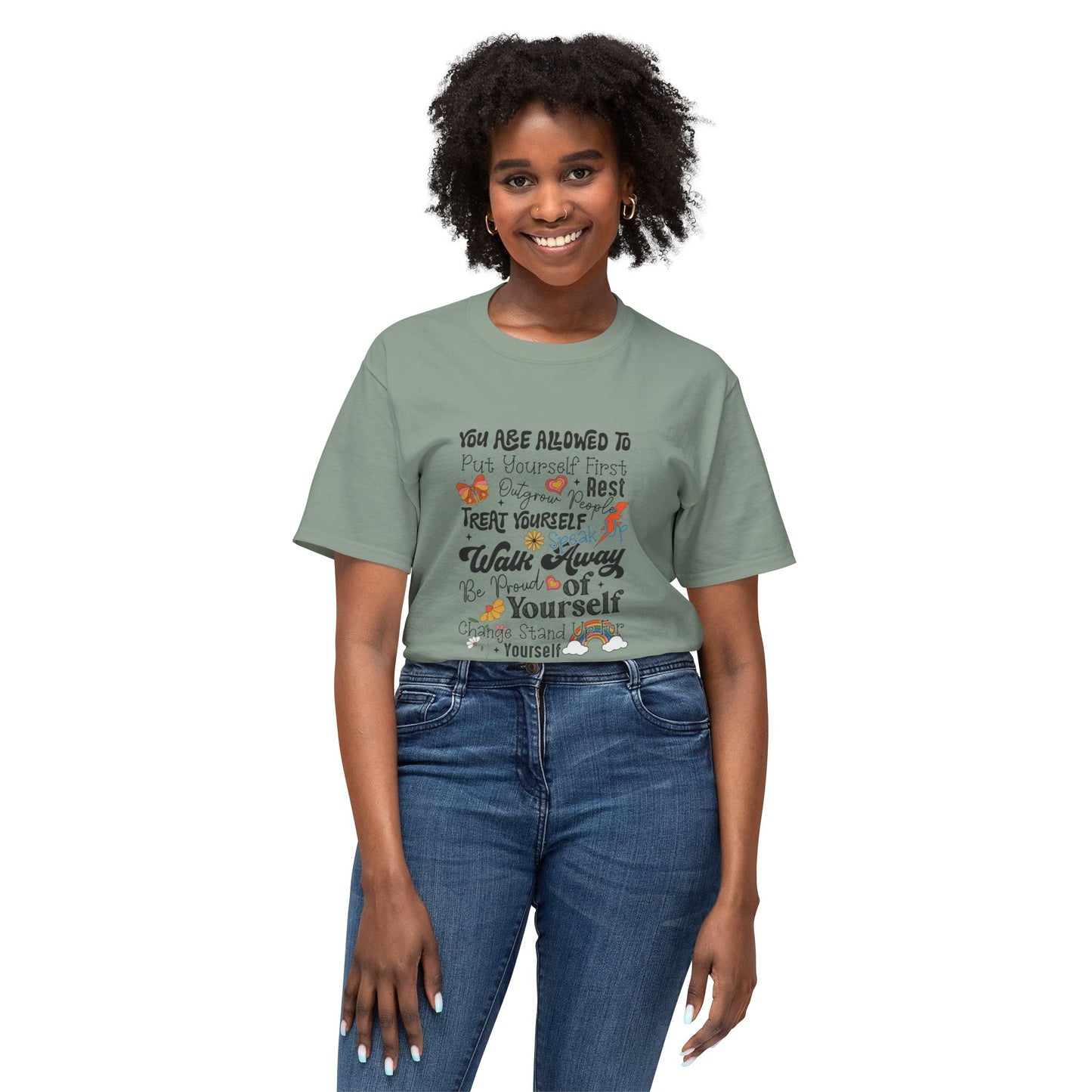 Inspirational Self-Care Unisex Cotton T-Shirt