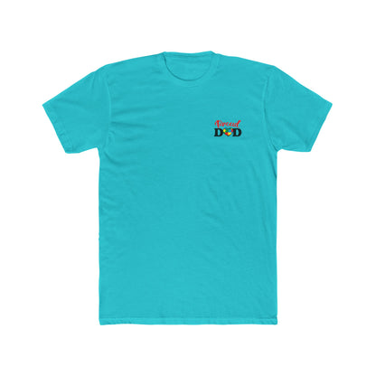 Proud Dad Unisex Cotton Crew Tee - Perfect Gift for Father's Day - Autism Awareness - Nefty Creations