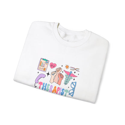 Therapist Crewneck Sweatshirt – Cozy UNISEX Design for Mental Health Advocates - Nefty Creations