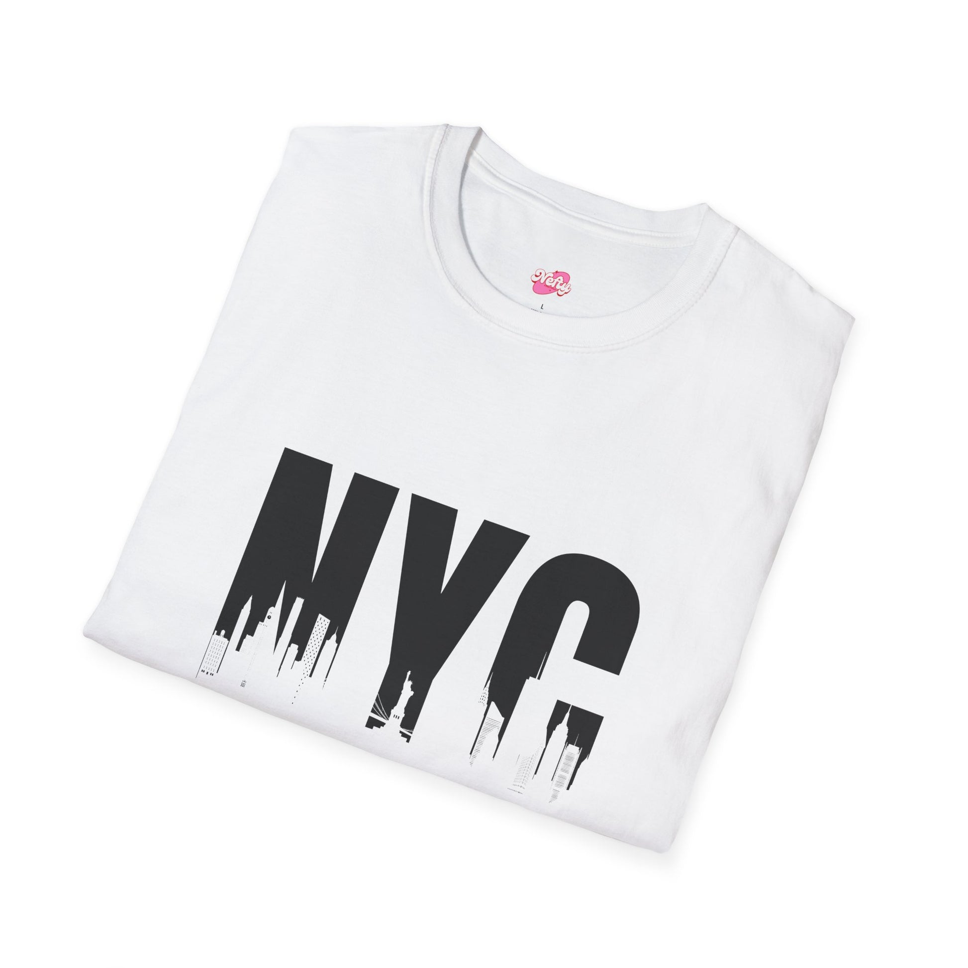 NYC Urban Unisex Softstyle T-Shirt, New York City Tee, Casual Streetwear, Gift for Travelers, Everyday Wear - Nefty Creations
