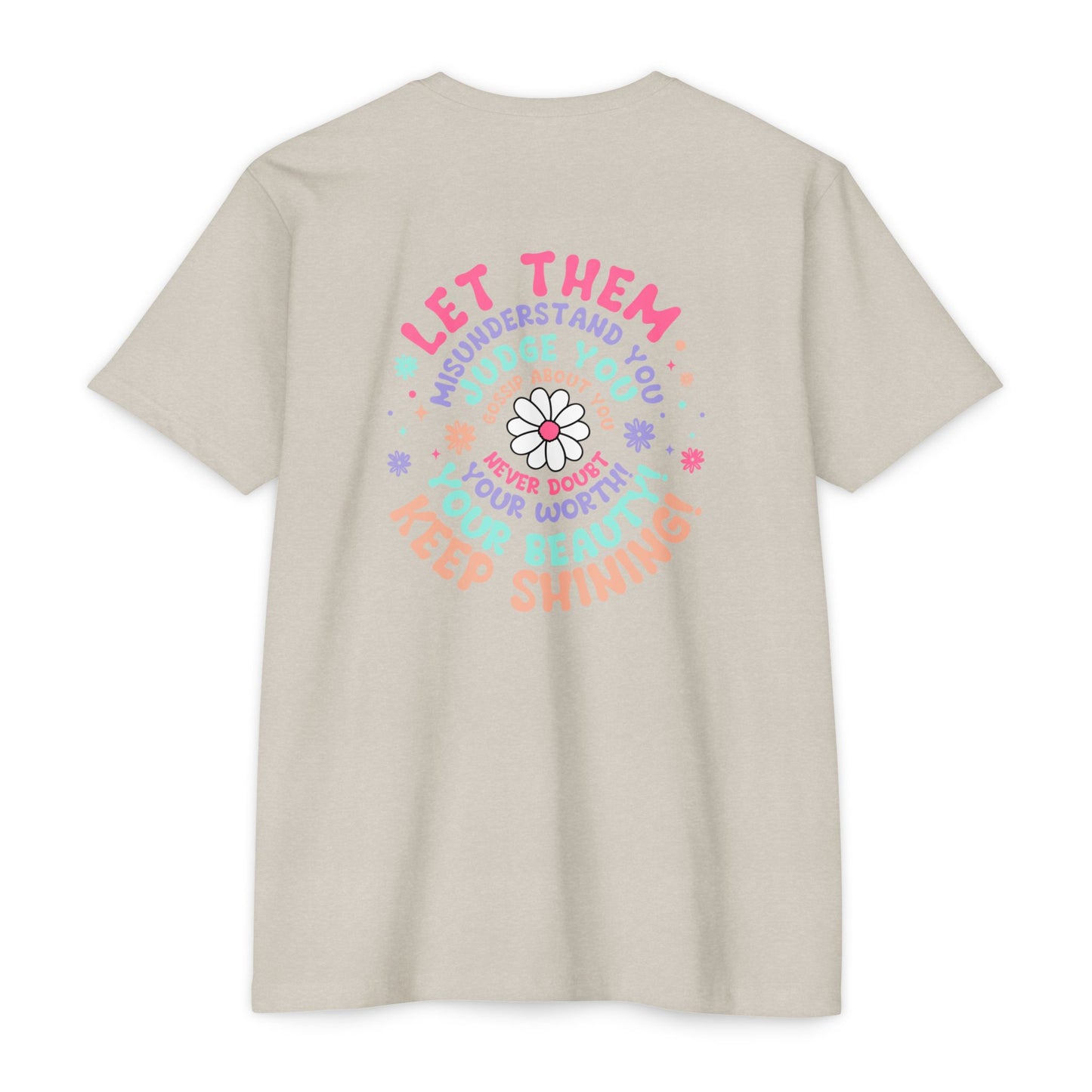 Inspirational Unisex CVC Jersey T-shirt - 'Let Them Understand You' Design