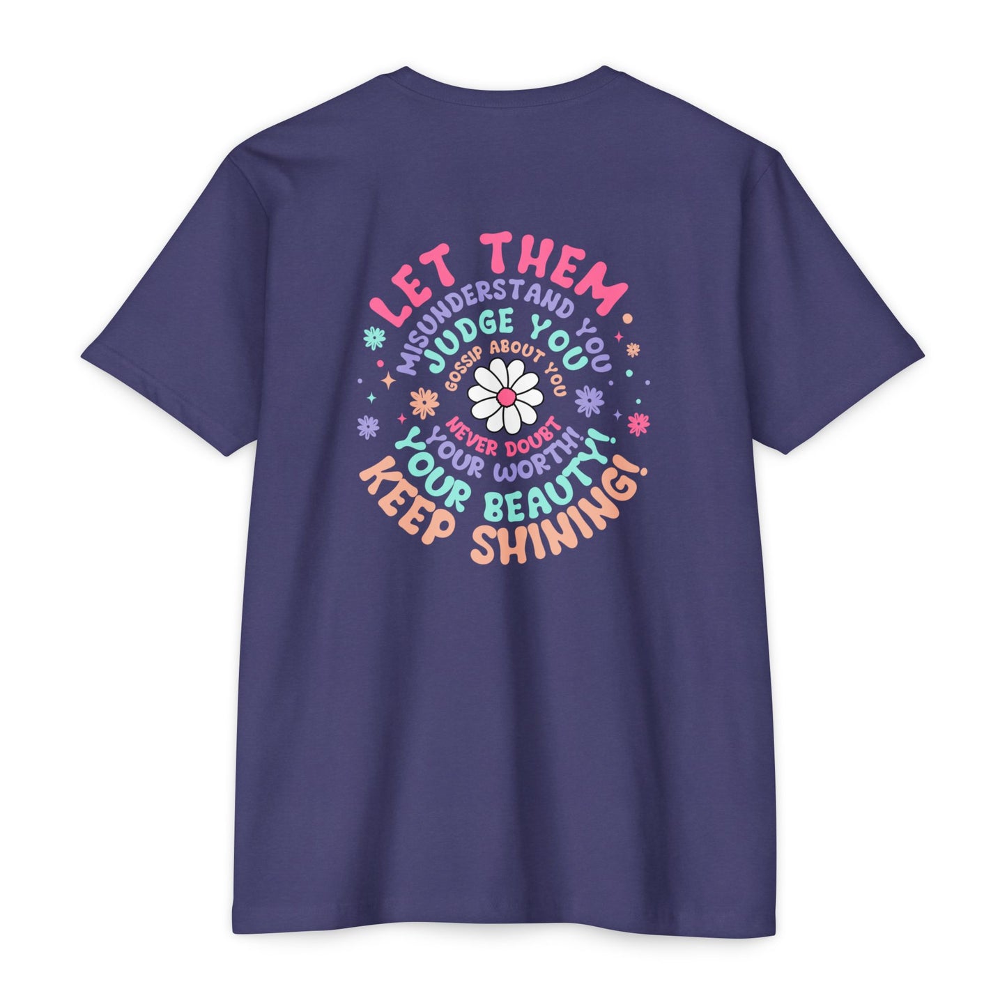 Inspirational Unisex CVC Jersey T-shirt - 'Let Them Understand You' Design
