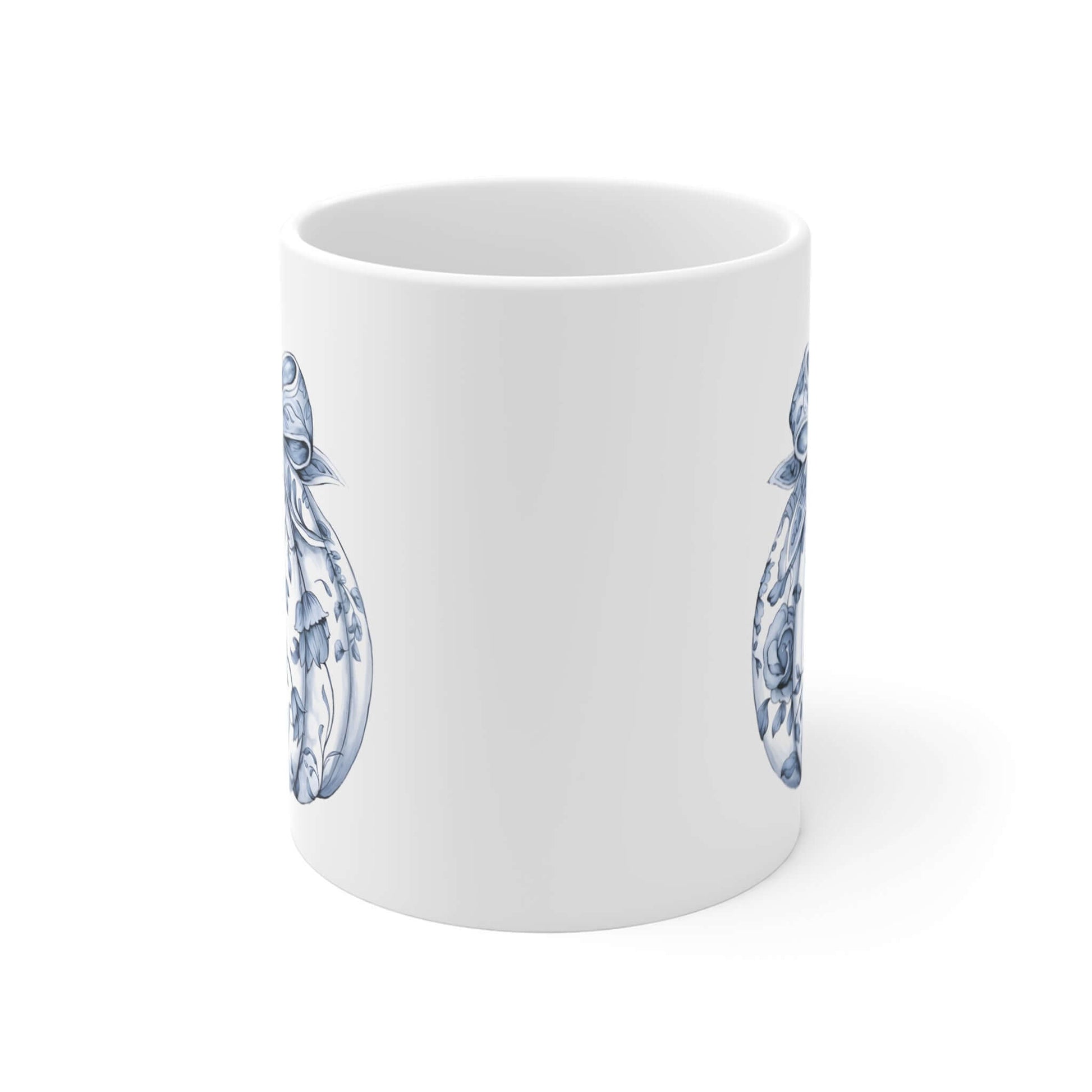 Blue Fall Accent Mug| Nefty Creations - Nefty Creations