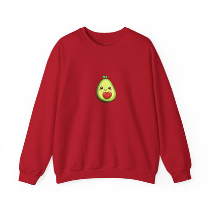 Cute Avocado Valentines Day Crewneck Sweatshirt - Nefty Creations