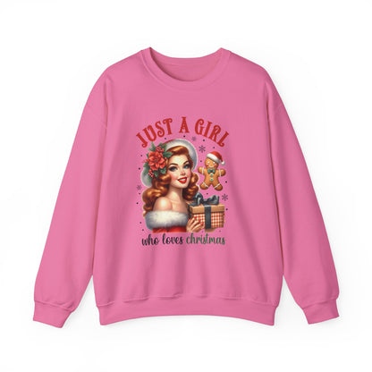Pin Up Girl Christmas Sweatshirt - Nefty Creations