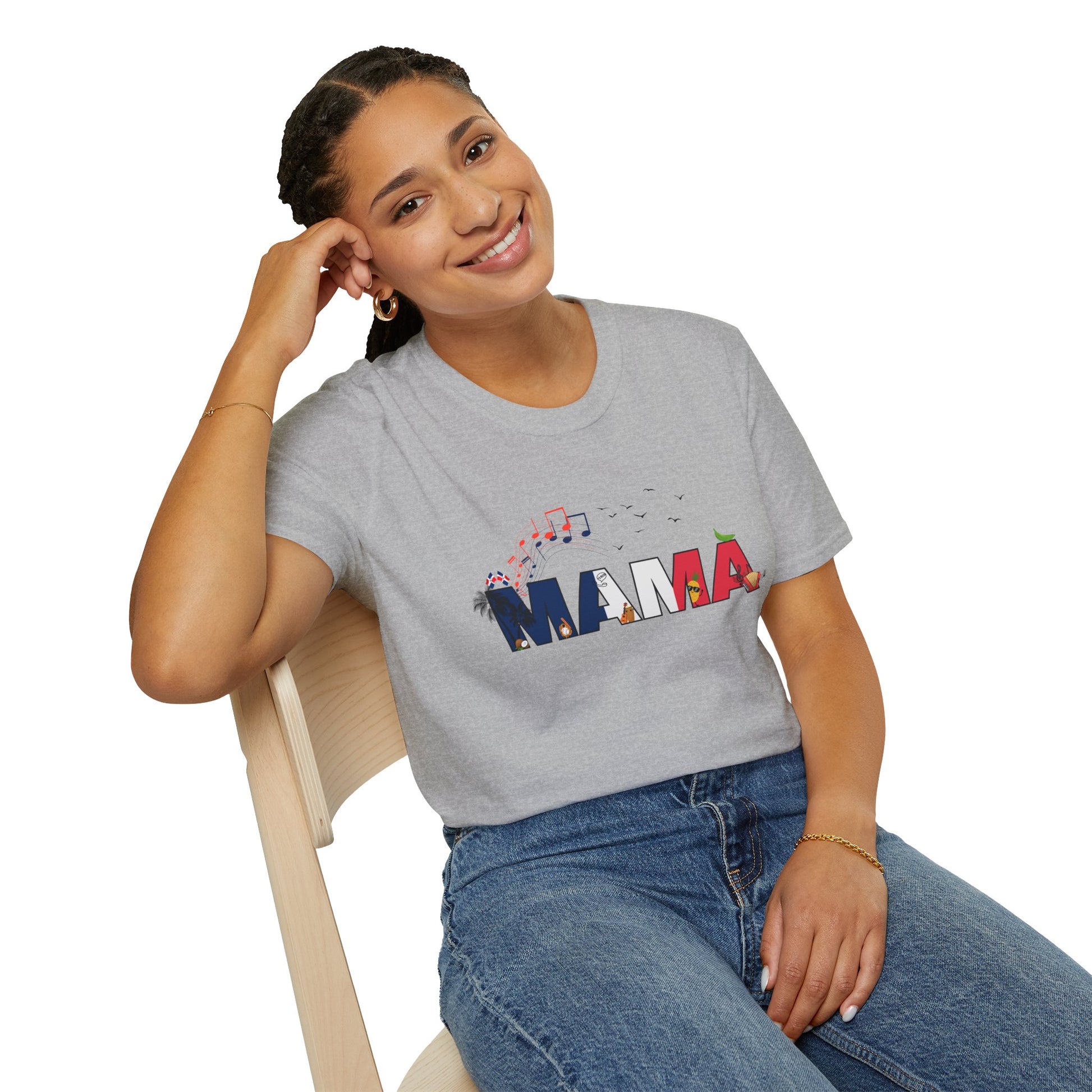 Dominican Mama T-Shirt for Casual Wear - Nefty Creations