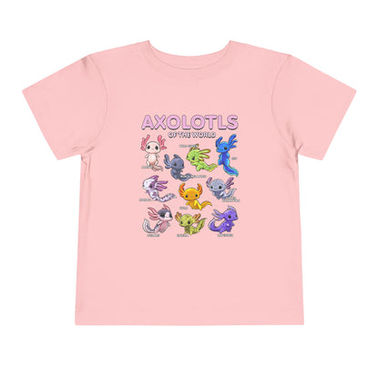 Axolotl Toddler Short Sleeve Tee - Nefty Creations