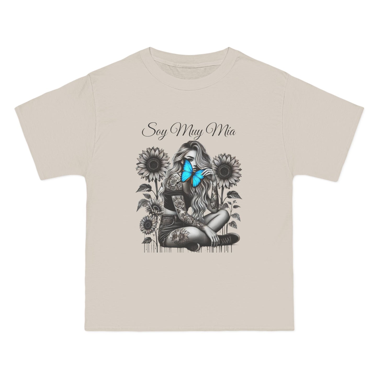 Soulful Butterfly Women's Tee - 'Soy Muy Mia' Graphic T-Shirt
