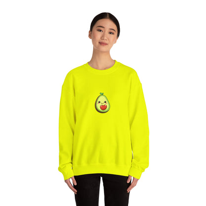 Cute Avocado Valentines Day Crewneck Sweatshirt - Nefty Creations