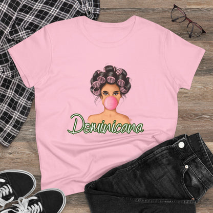 Dominicana Women's Midweight Cotton Tee - Fun & Stylish Casual Wear - Nefty Creations