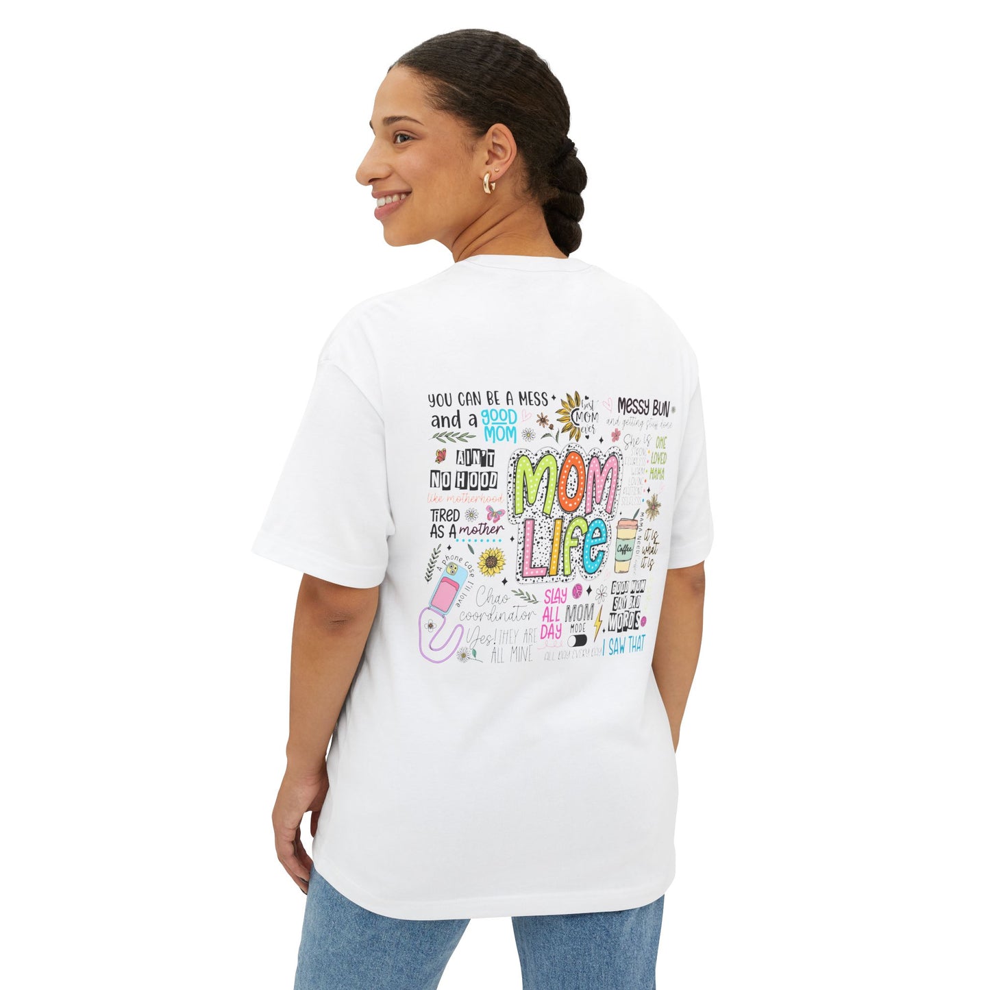 Mom Life Oversized Tee - Unisex