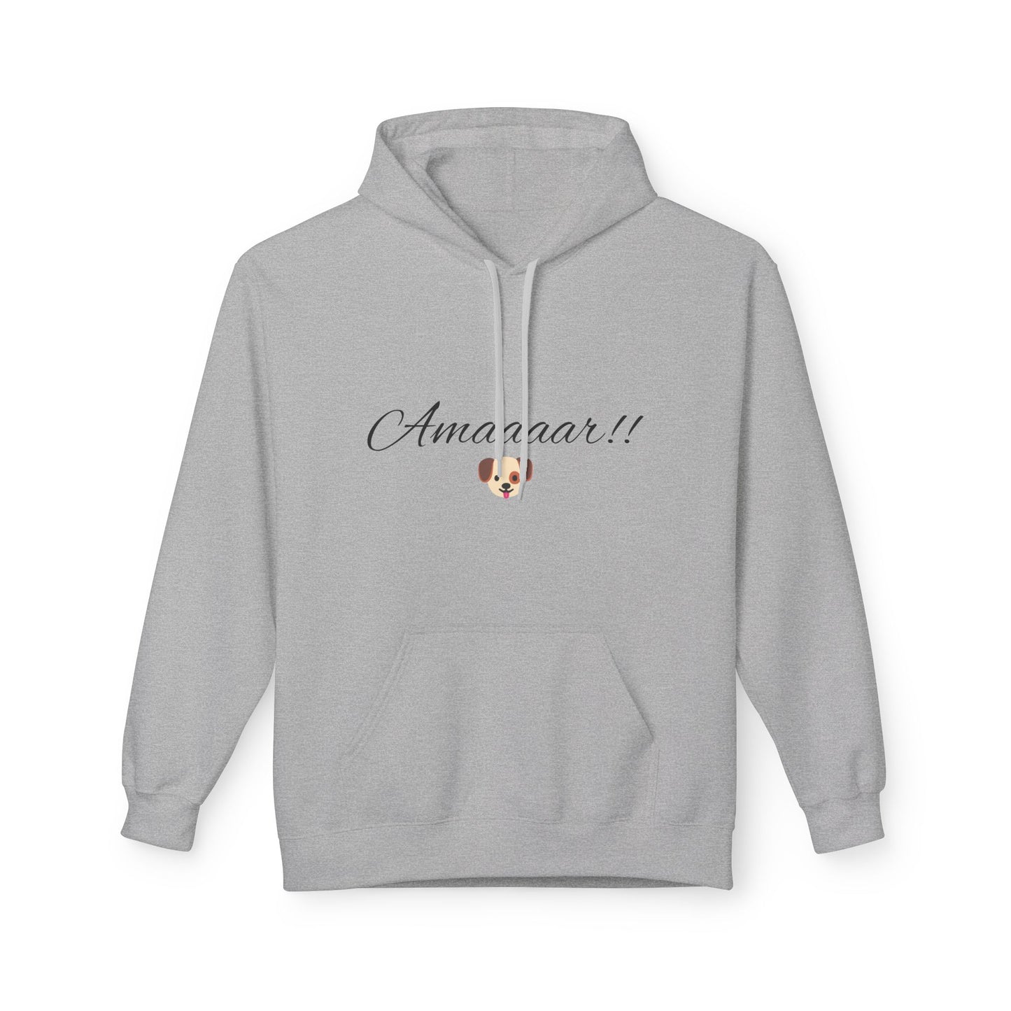 Hoodie with &#039;Amaaaar &#039; Quote Design