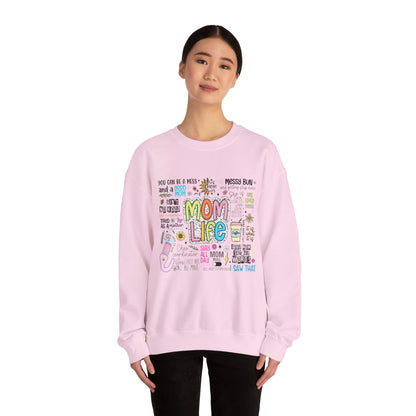 Mom Life Crewneck Sweatshirt - Nefty Creations