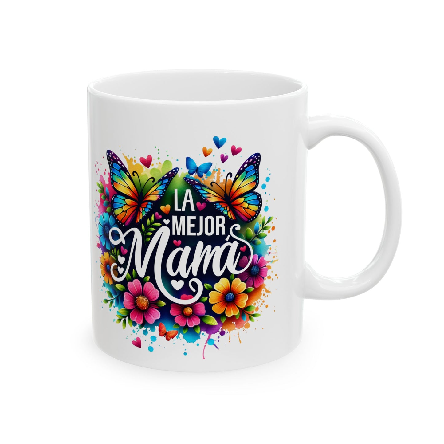 Colorful Butterfly Ceramic Mug for Mom - 11oz & 15oz
