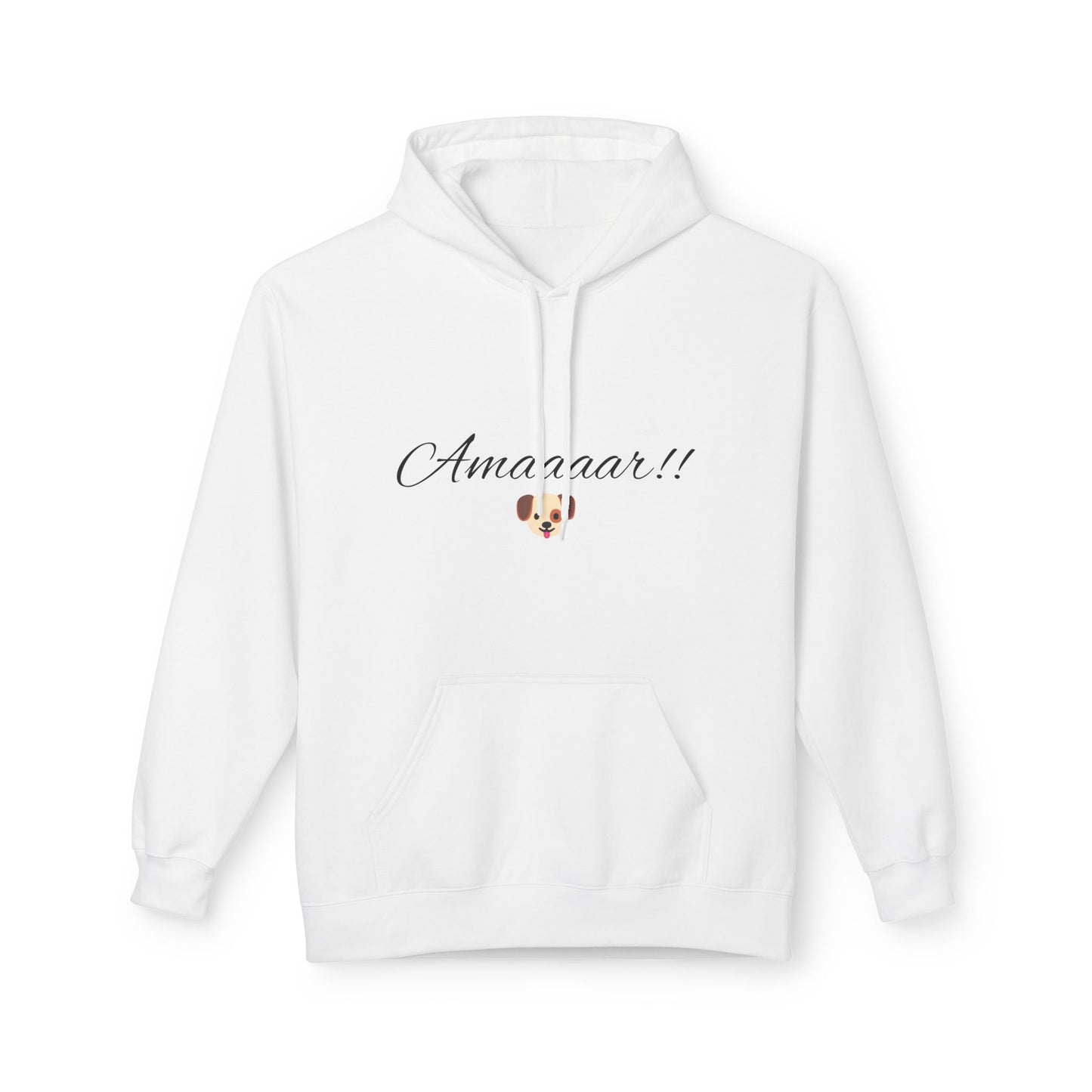 Hoodie with &#039;Amaaaar &#039; Quote Design