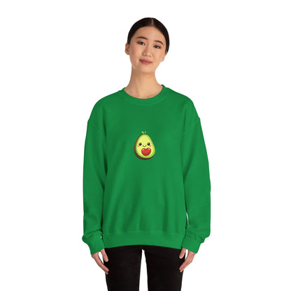 Cute Avocado Valentines Day Crewneck Sweatshirt - Nefty Creations