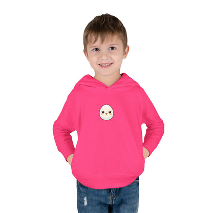 Cute Egg Graphic Toddler Fleece Hoodie - Cozy & Playful Pullover for Kids - Nefty Creations