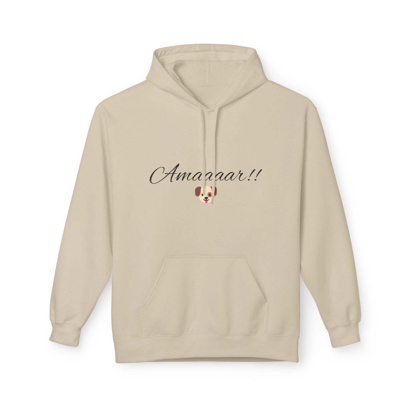 Hoodie with &#039;Amaaaar &#039; Quote Design