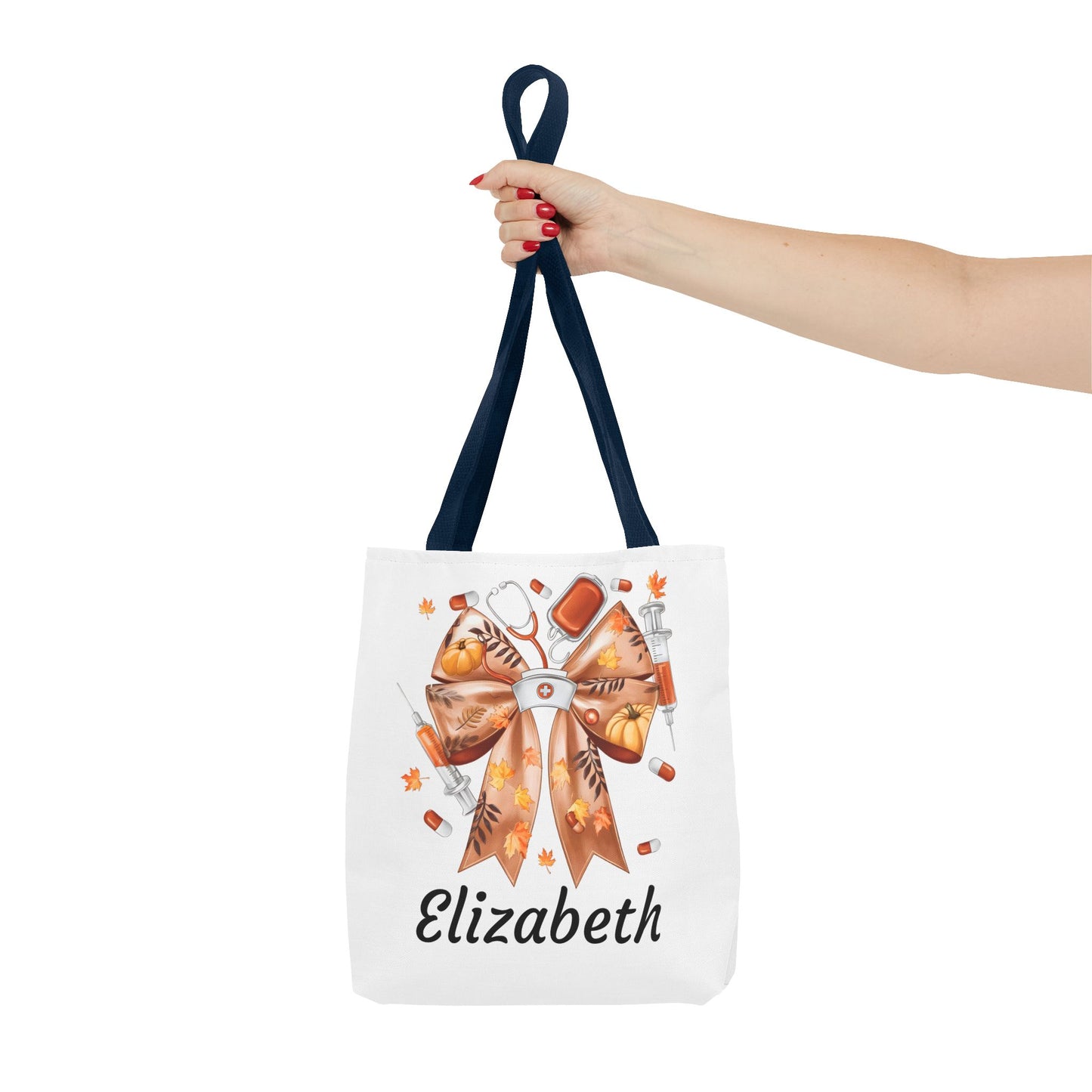 Personalized Fall Nurse Tote Bag| Nefty Creations - Nefty Creations
