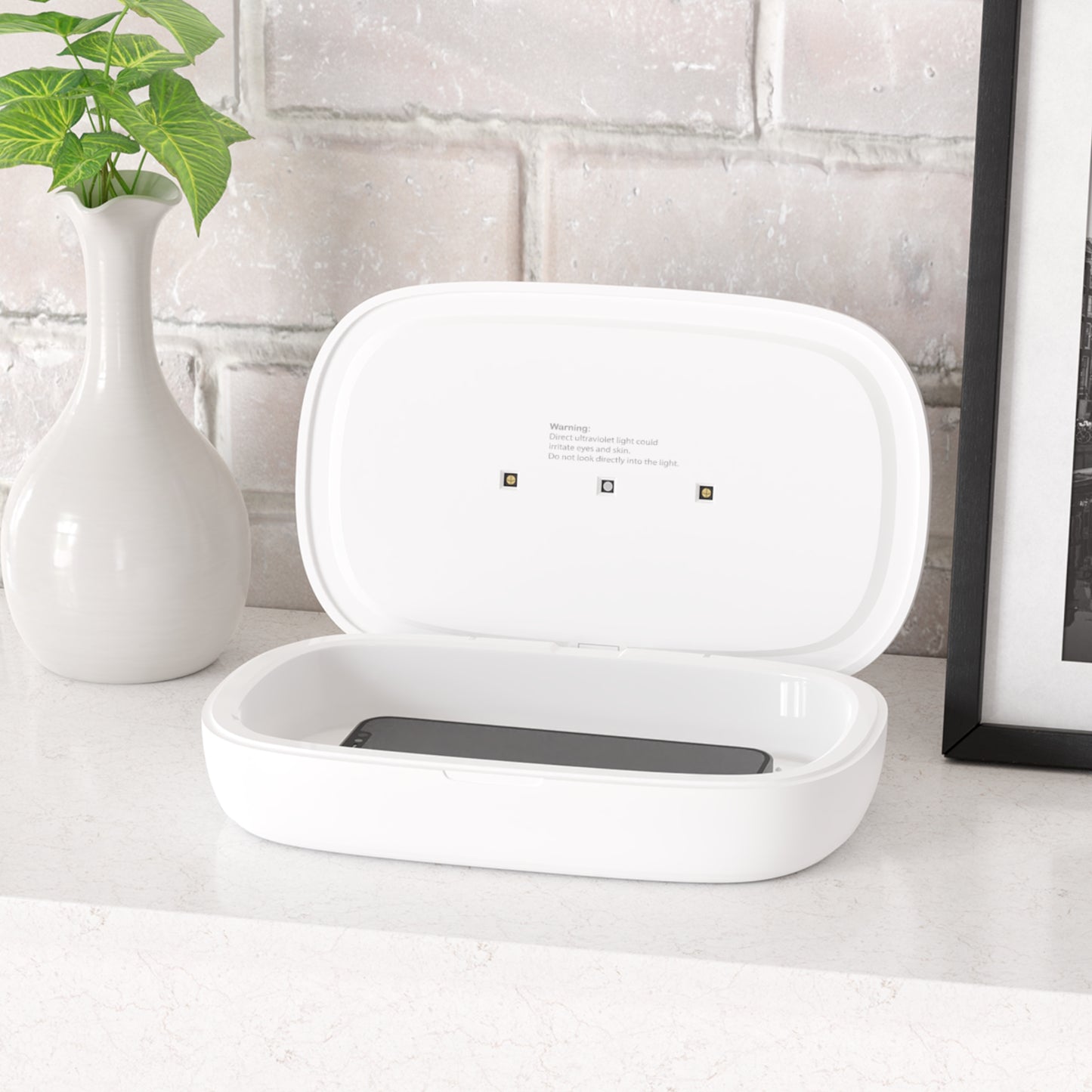 UV Phone Sanitizer & Wireless Charging Pad - Clean & Charge Anywhere