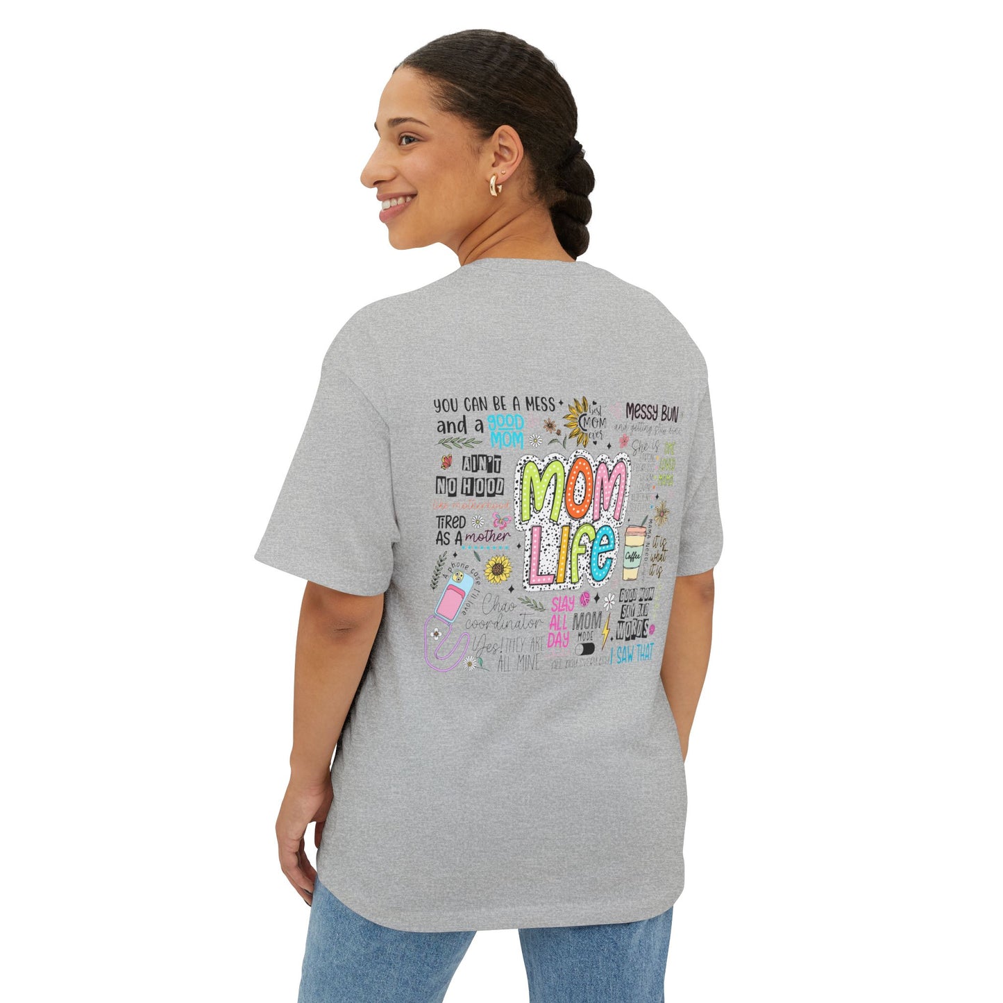 Mom Life Oversized Tee - Unisex