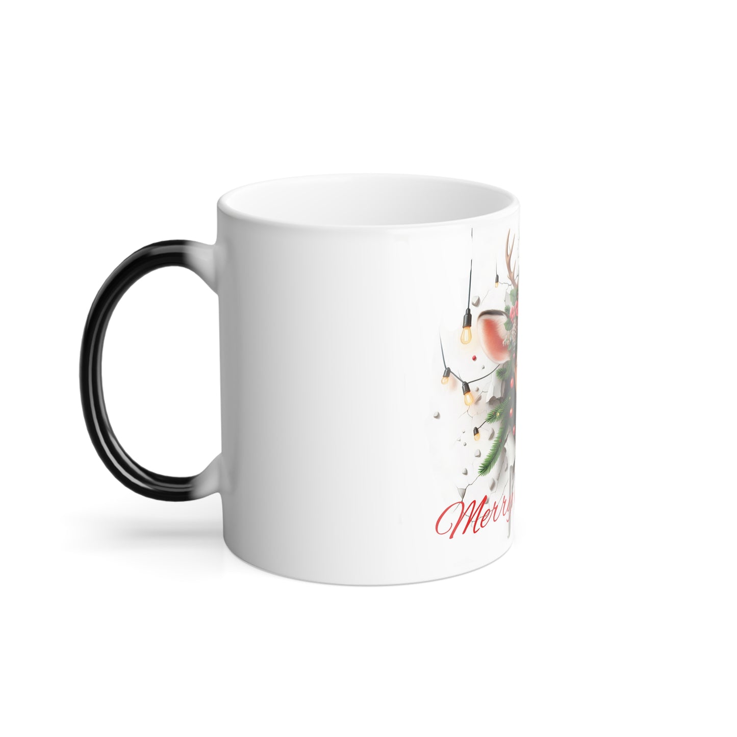 Christmas Deer Color Morphing Mug, 11oz - Nefty Creations