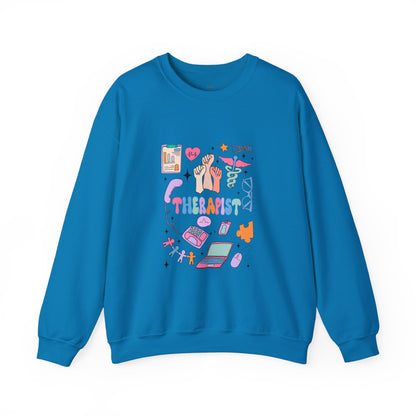 Therapist Crewneck Sweatshirt – Cozy UNISEX Design for Mental Health Advocates - Nefty Creations