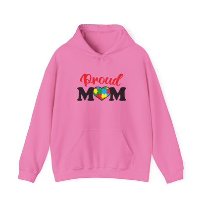 Proud Mom Hoodie - Unisex Heavy Blend Sweatshirt for Moms - Nefty Creations