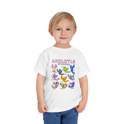 Axolotl Toddler Short Sleeve Tee - Nefty Creations