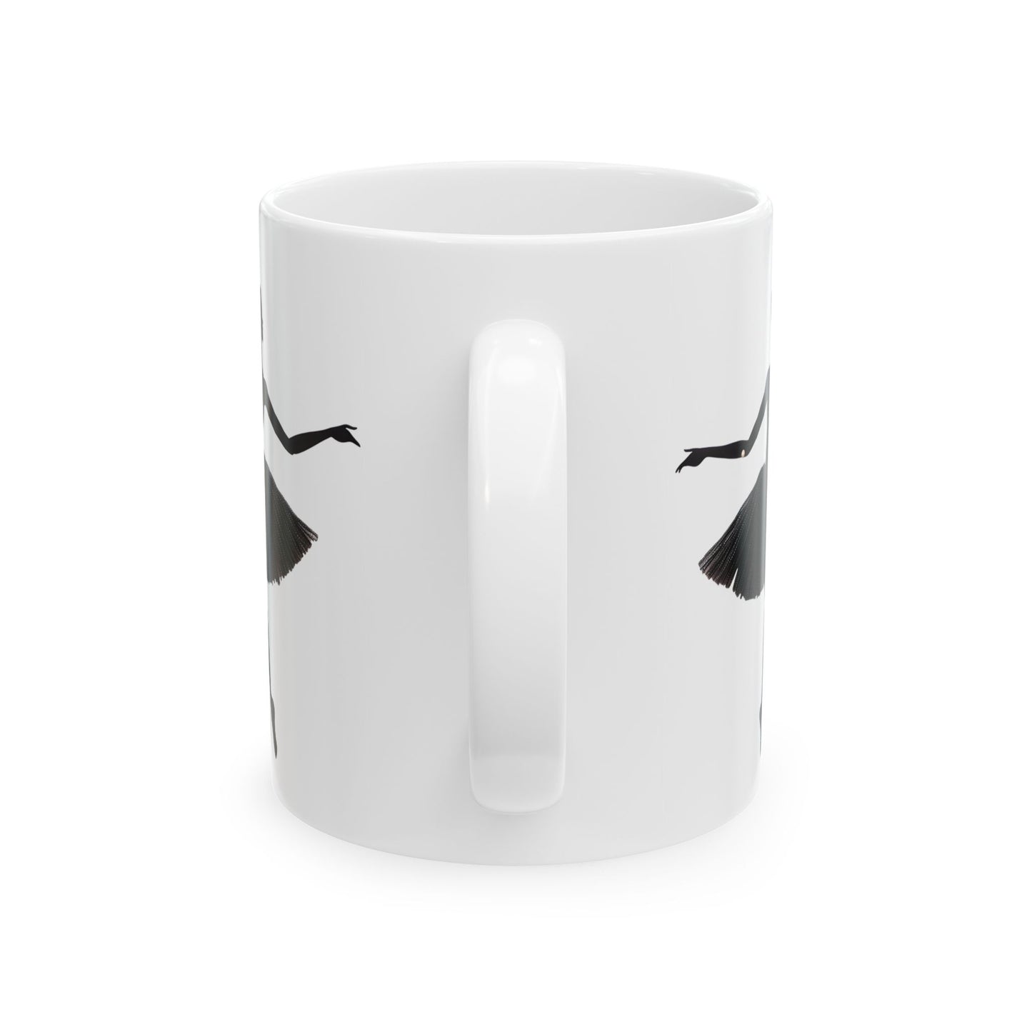 Elegant Ballerina Ceramic Mug – Perfect for Dance Lovers - Nefty Creations