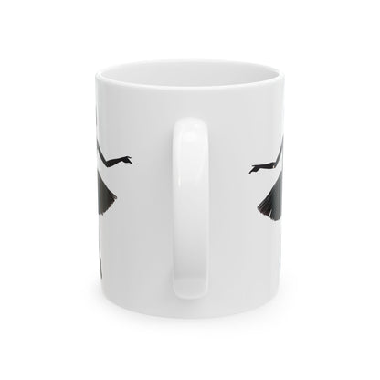 Elegant Ballerina Ceramic Mug – Perfect for Dance Lovers - Nefty Creations